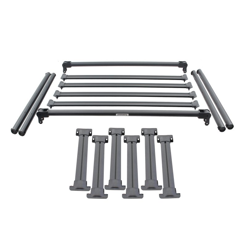 GMC Canyon Truck Bed Rack - Go Rhino - XRS Overland Xtreme - Textured Black - `15-`26